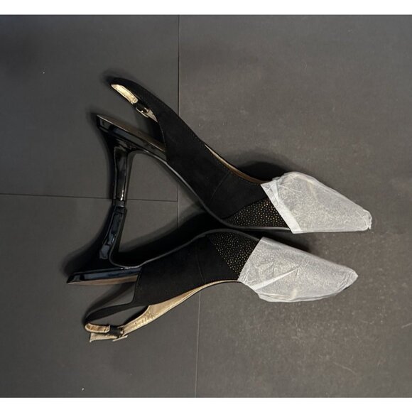 Karen Scott Gisele Embellished Slingback Pumps Woman Size 9 1/2M - Picture 6 of 11